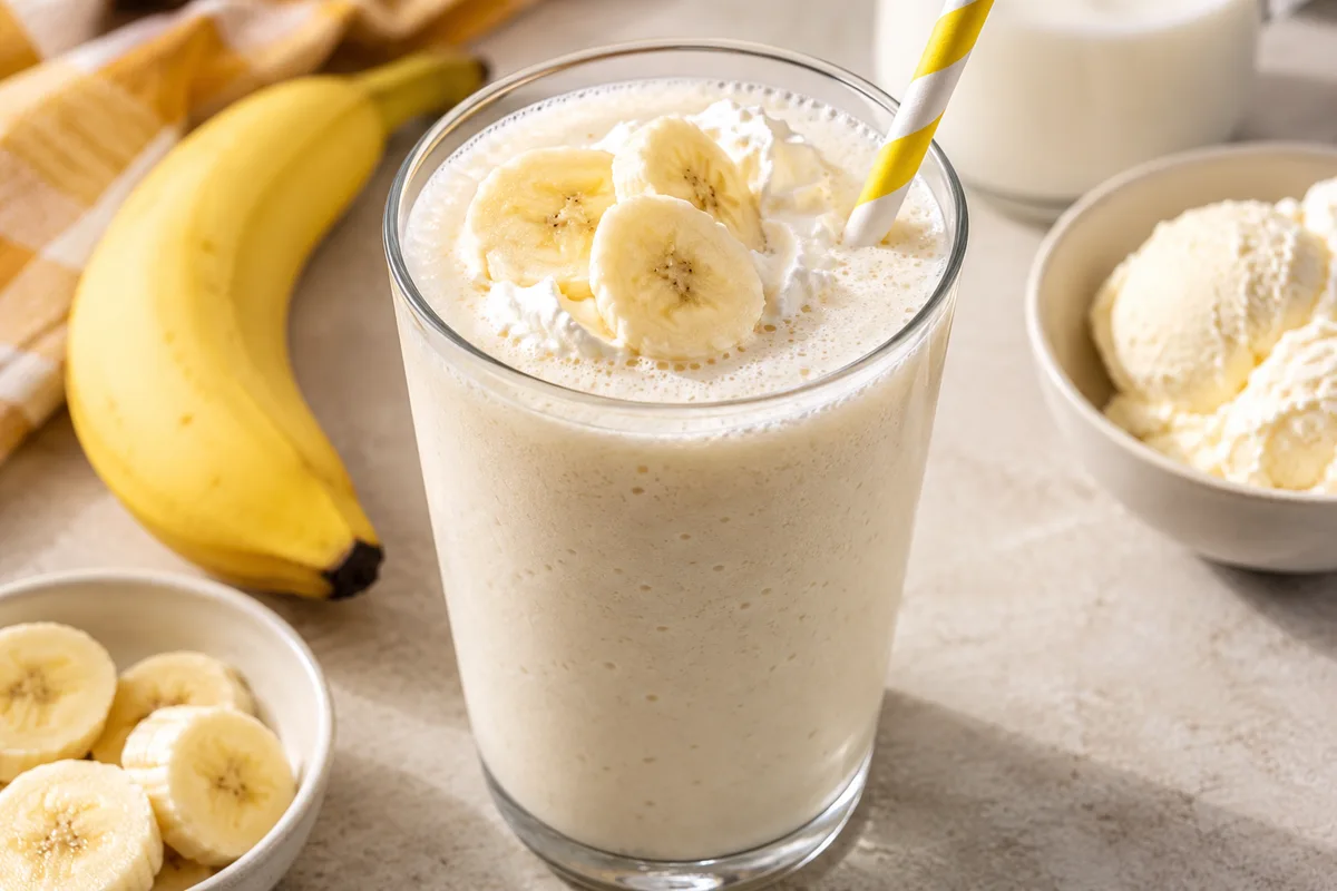 Banana milkshake