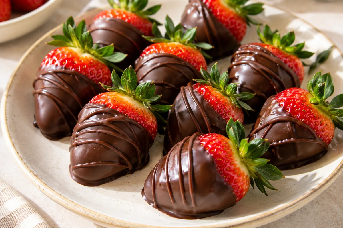 Chocolate dipped strawberries