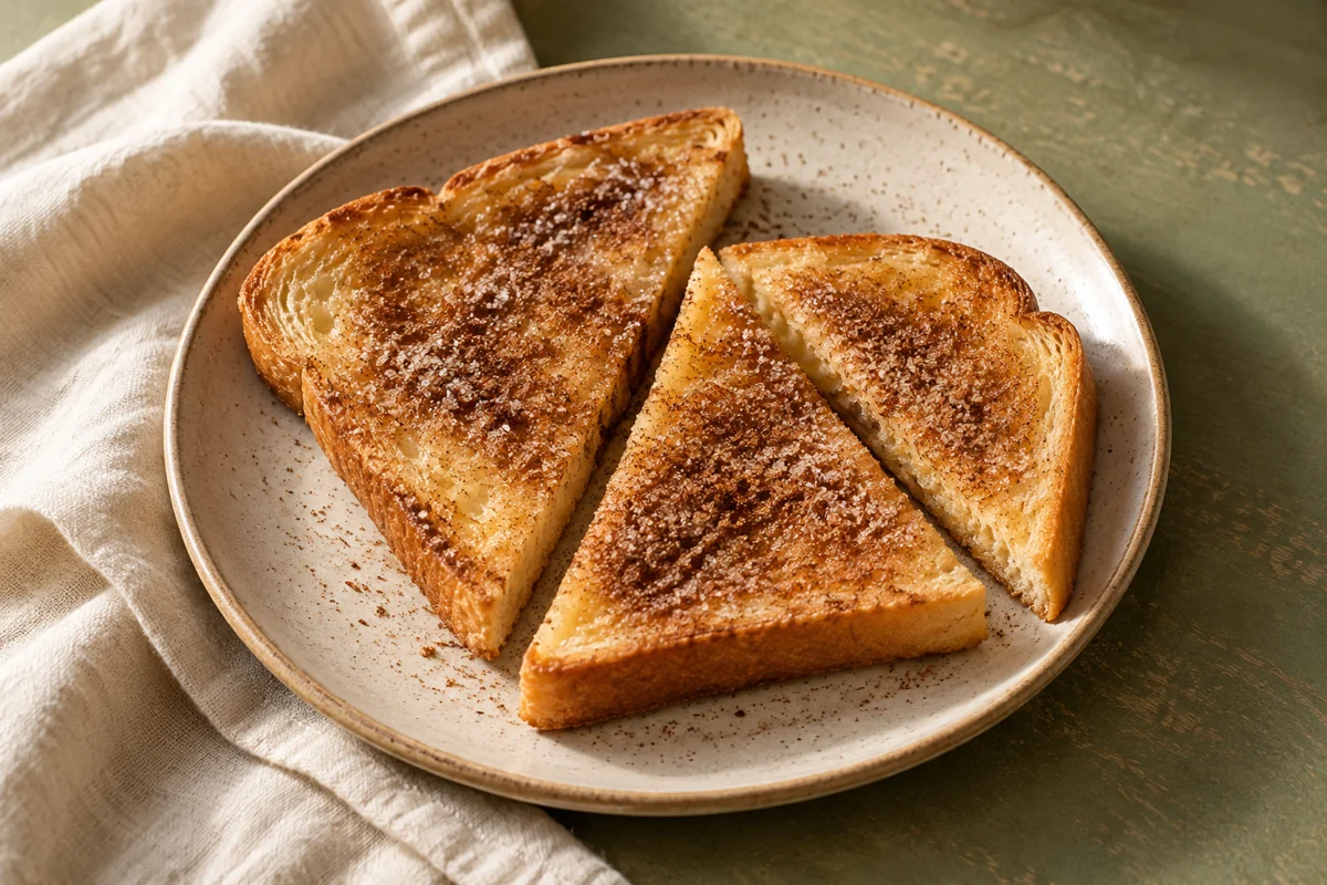 Cinnamon sugar toast