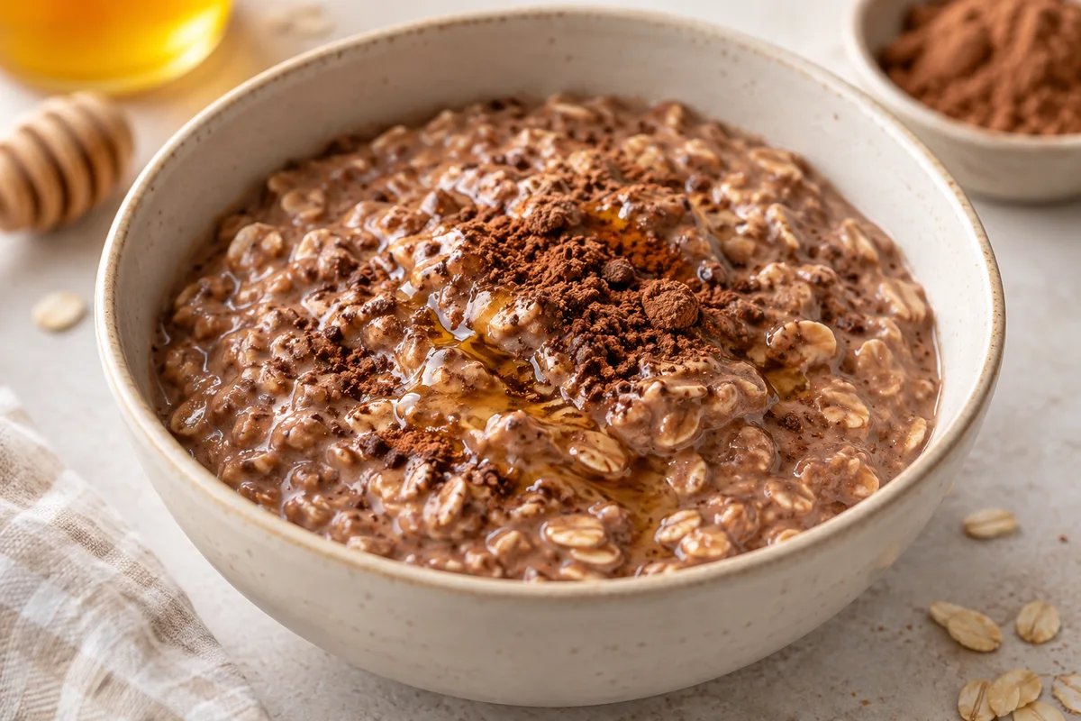 Cocoa overnight oats