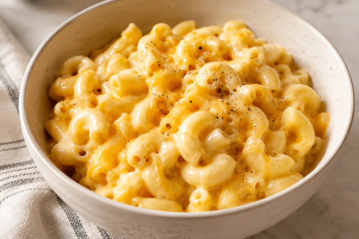 Creamy microwave mac