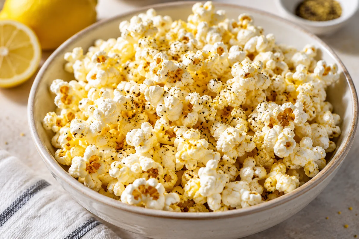 Lemon pepper popcorn