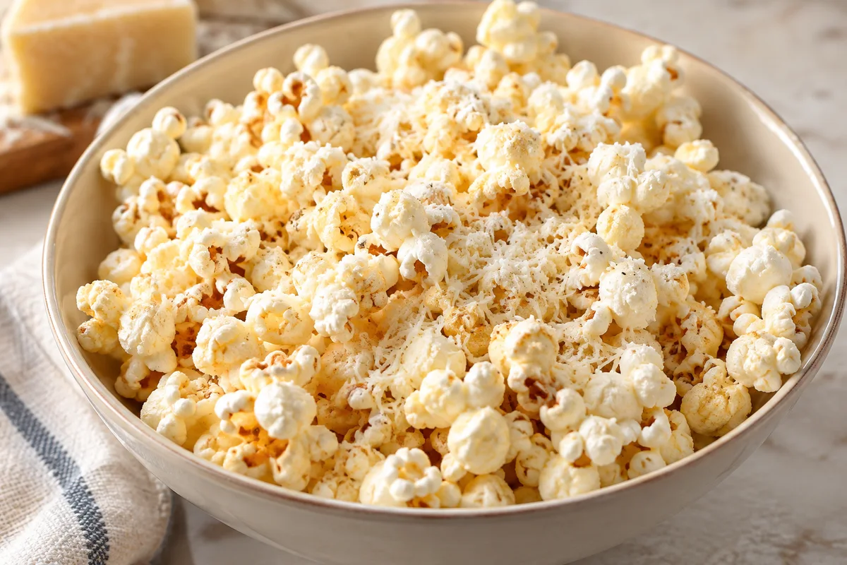 Parmesan microwave popcorn