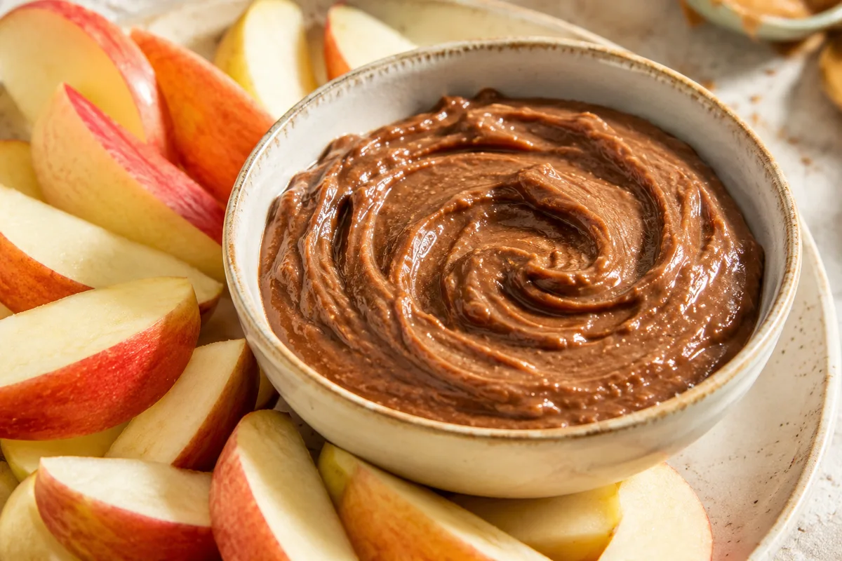 Peanut butter cocoa dip