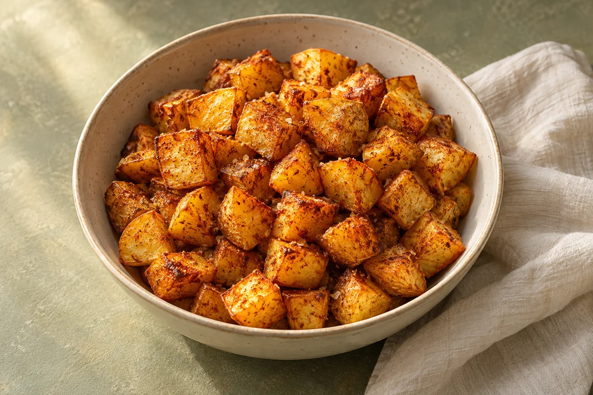 Crispy air fryer potatoes