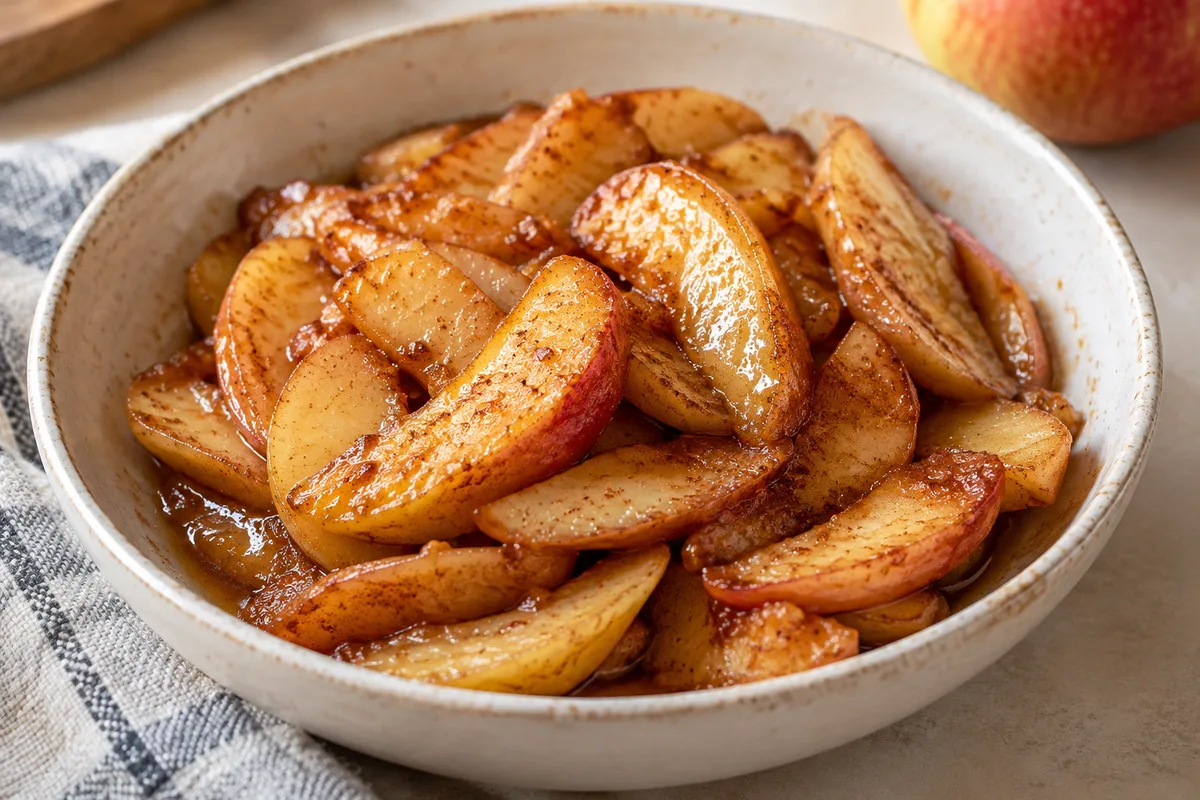 Skillet cinnamon apples